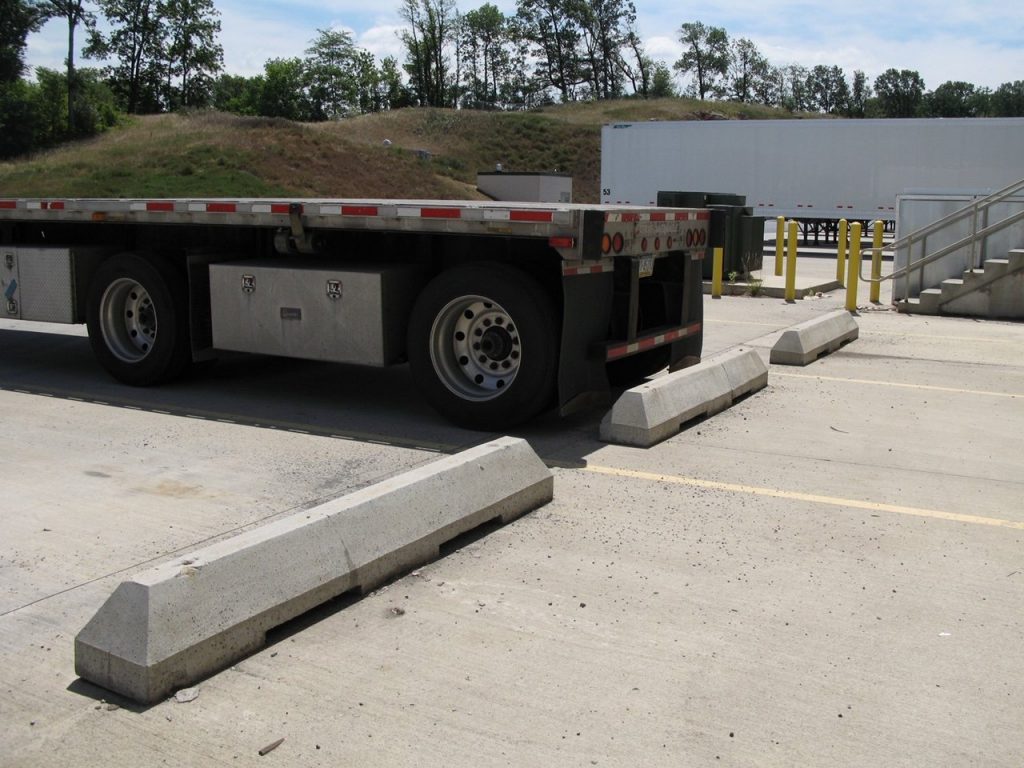 tractor trailer wheel stop installation contractor - Mississippi MS