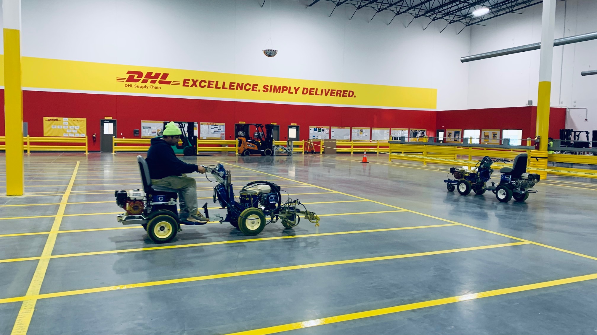 Epoxy line striping