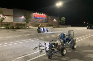 Parking lot striping | Line painting